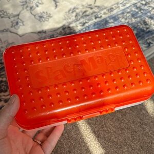 Original Orange Spacemaker Pencil Box